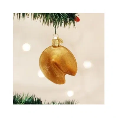 Old World Christmas Fortune Cookie Hanging Figurine Ornament