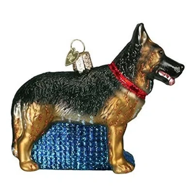 Old World Christmas German Shepherd Hanging Figurine Ornament