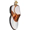 Old World Christmas Golf Shoe Glass Ornament In White
