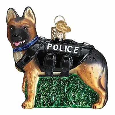 Old World Christmas K-9 Dog Hanging Figurine Ornament