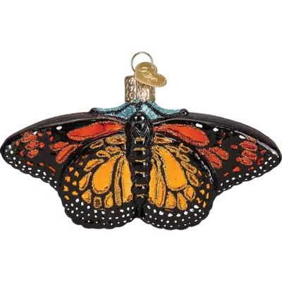 Old World Christmas Monarch Butterfly Glass Ornament In Multi