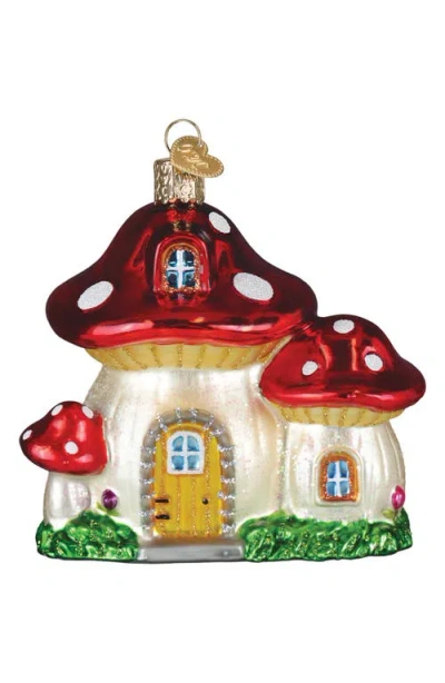 Old World Christmas Mushroom House Ornament In Multi
