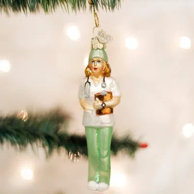 Old World Christmas Nurse Hanging Figurine Ornament