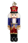 Old World Christmas Nutcracker Soldier Glass Ornament In Multi