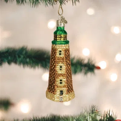 Old World Christmas Old Cape Henry Hanging Figurine Ornament In Multicolor