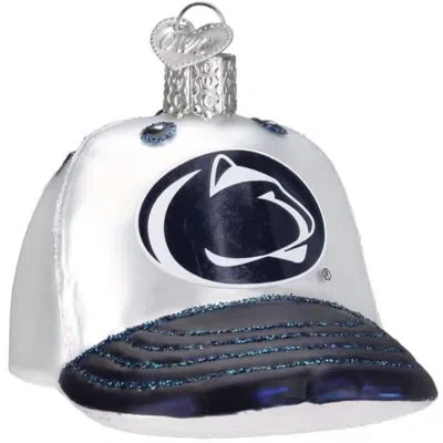 Old World Christmas Penn State Baseball Cap Hanging Figurine Ornament