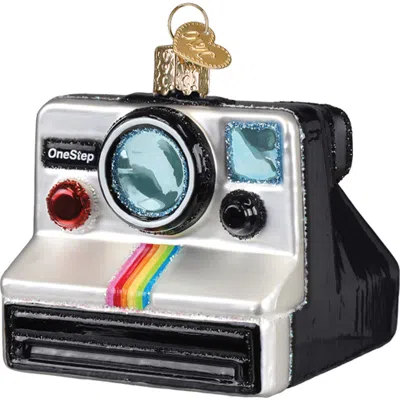 Old World Christmas Polaroid Onestep Camera Christmas Ornament In Black Multi