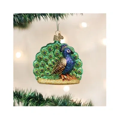 Old World Christmas Proud Peacock Hanging Figurine Ornament