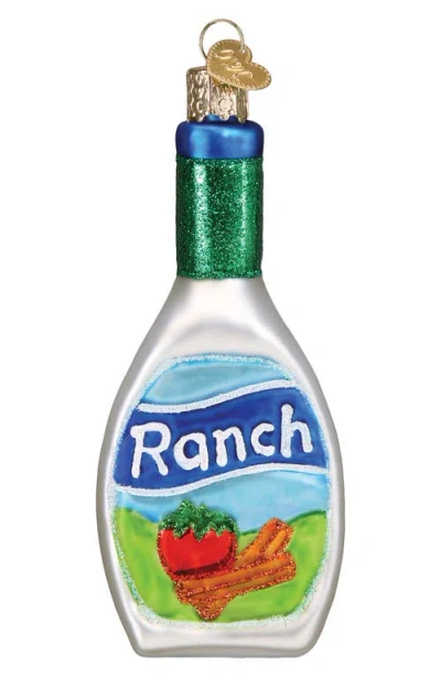 Old World Christmas Ranch Dressing Glass Ornament In Multi