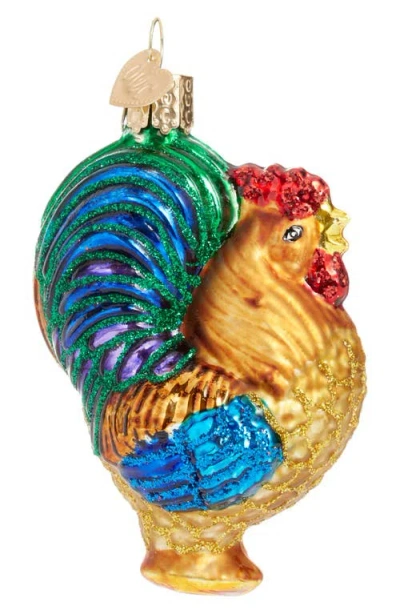 Old World Christmas Rooster Ornament In Multi