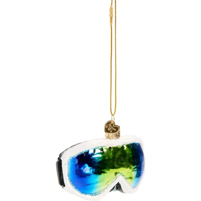 Old World Christmas Ski Goggles Glass Ornament In Multi