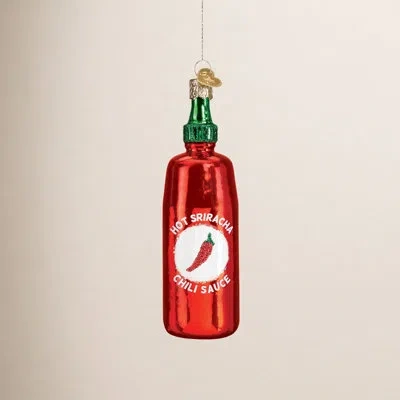 Old World Christmas Sriracha Sauce Hanging Figurine Ornament