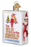Old World Christmas The Elf On The Shelf Glass Ornament In Multi