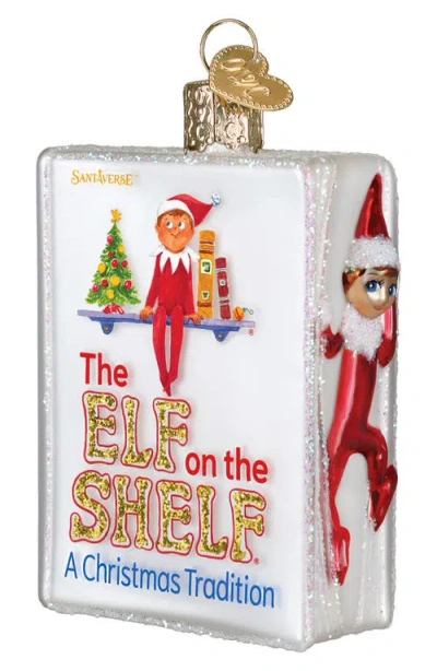 Old World Christmas The Elf On The Shelf Glass Ornament In Multi