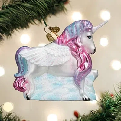 Old World Christmas Uniicorn Hanging Figurine Ornament