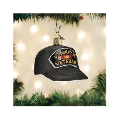 Old World Christmas Veteran's Cap Hanging Figurine Ornament