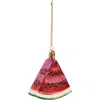 Old World Christmas Watermelon Wedge Glass Ornament