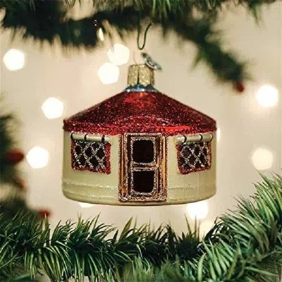Old World Christmas Yurt Hanging Figurine Ornament
