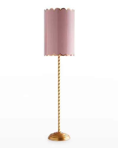 Old World Design Alys Lamp In Pink