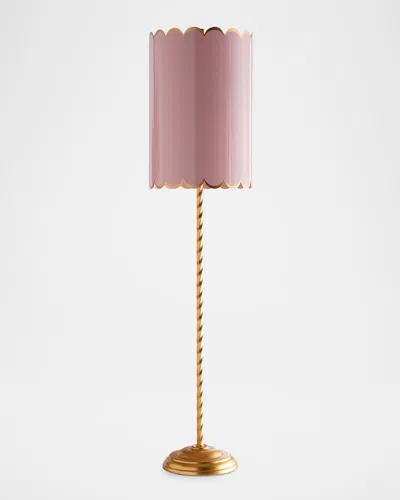 Old World Design Alys Lamp In Pink