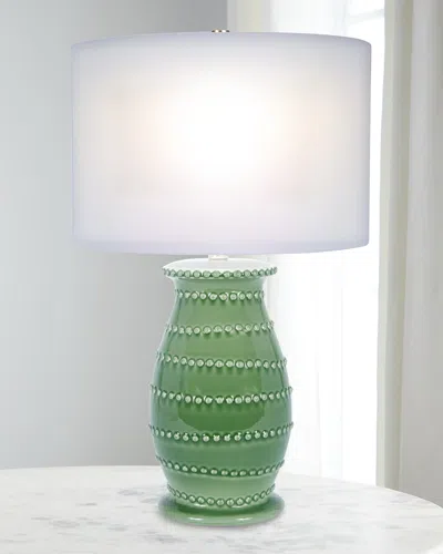 Old World Design Caleb Green Ceramic Table Lamp
