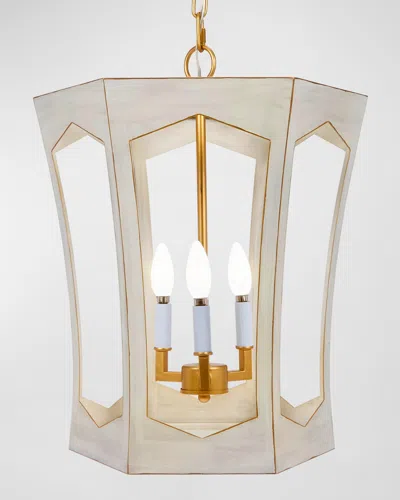 Old World Design Cece Three-light Lantern In Neutral