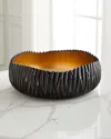 Old World Design Dana Decorative Bowl In Black