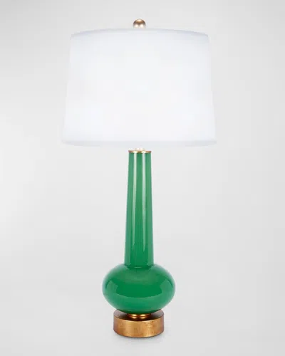 Old World Design Daphne Green Buffet Lamp
