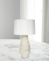Old World Design Elias 31.5" Table Lamp In White