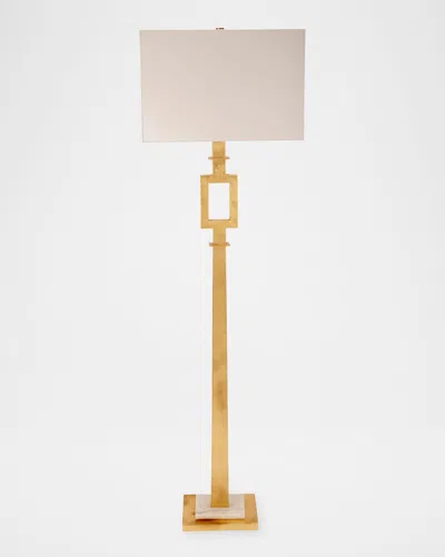 Old World Design Faith 62" Gold Leaf Floor Lamp