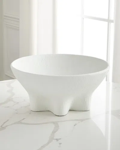 Old World Design Finn Decorative Bowl In White