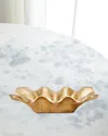 Old World Design Furman Wave Bowl In Gold