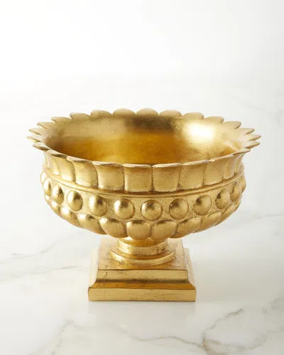 Old World Design Gold Leaf Pompeii Bowl