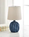 Old World Design Hamilton Mini Lamp In Blue