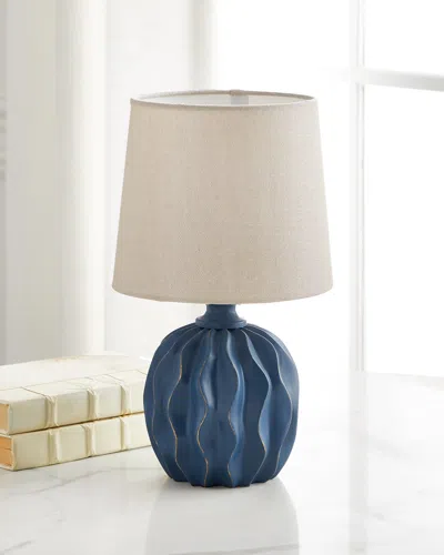 Old World Design Hamilton Mini Lamp In Blue