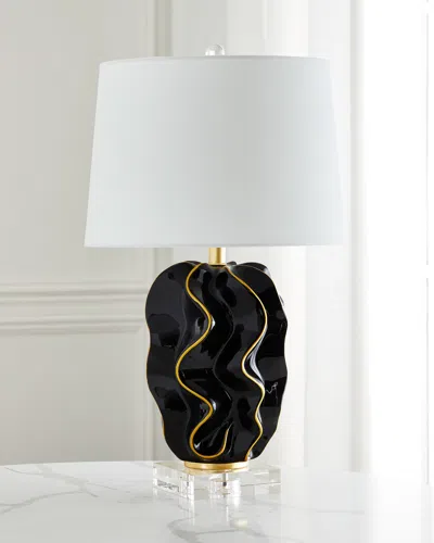 Old World Design Hannah Table Lamp In Black