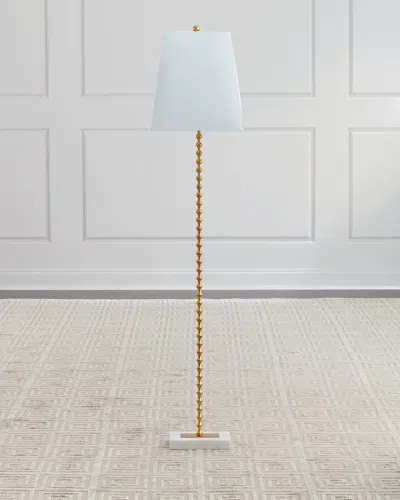 Old World Design Jana Gold Ball Floor Lamp
