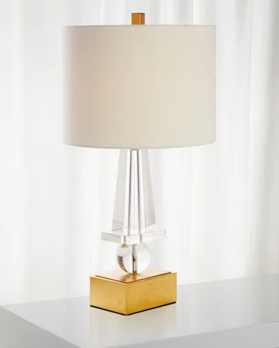 Old World Design Jane Lamp In Clear Crystal