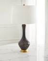 Old World Design Landon Hand-blown Glasslamp In Black