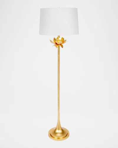 Old World Design Mallory 66.5" Floor Lamp In Gold