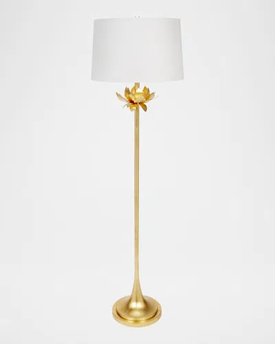 Old World Design Mallory 66.5" Floor Lamp In Gold