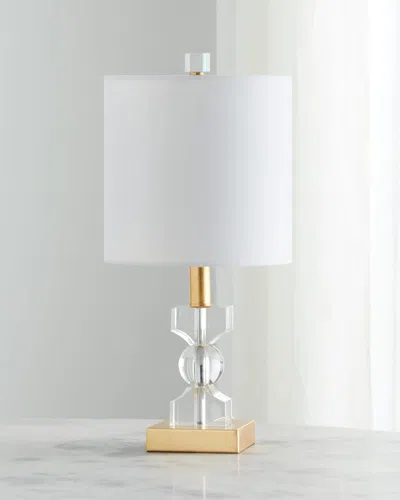 Old World Design Mini Crystal Kingston Lamp In Multi