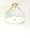 Old World Design Mollie Pendant With Gold Accents In Multi