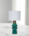 Old World Design Rhodes 28" Table Lamp In Green