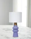 Old World Design Rhodes 28" Table Lamp In Purple