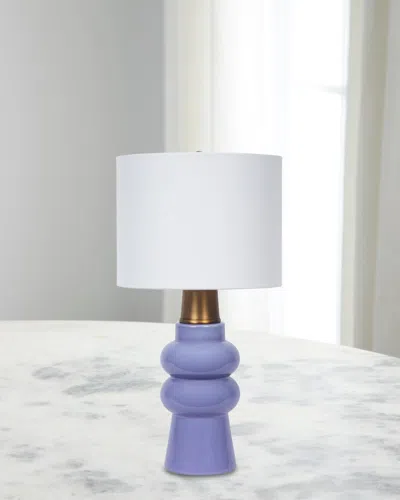 Old World Design Rhodes 28" Table Lamp In Purple
