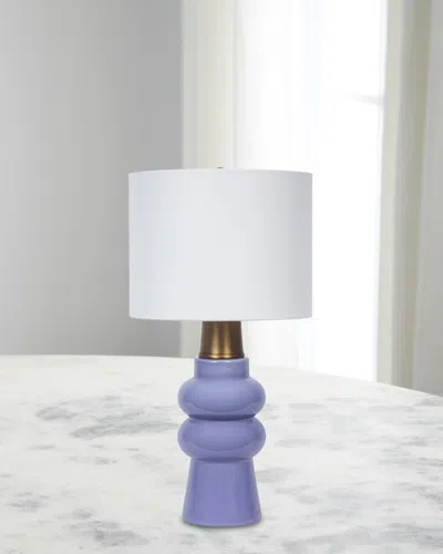 Old World Design Rhodes 28" Table Lamp In Purple