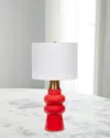 Old World Design Rhodes 28" Table Lamp In Red