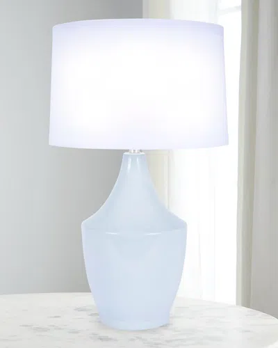 Old World Design Shelby Ceramic Table Lamp In White