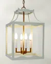 Old World Design Sylvie Lantern Chandelier In Light Blue